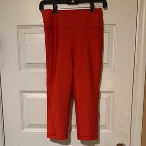 Thrive Society | Vibrant Red Leggings with Pocket